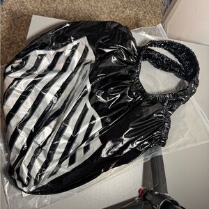 Telfar Black and White Tote Bag